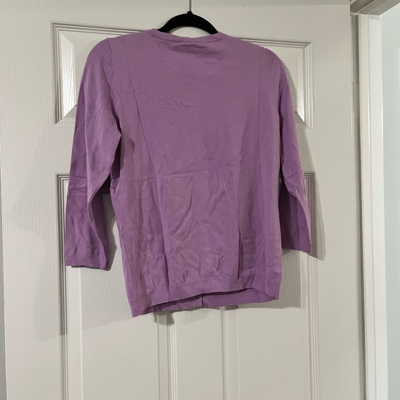 Talbots Purple Cardigans - Picture 2 of 2